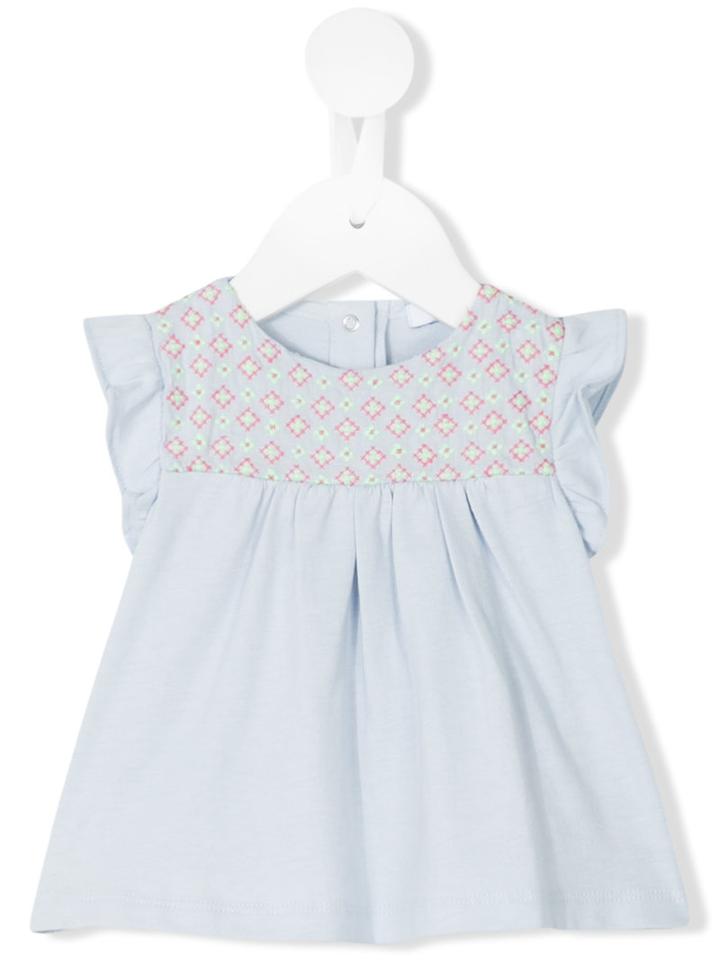 Knot - Earth Embroidered Blouse - Kids - Cotton - 18 Mth, Blue