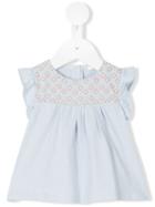 Knot - Earth Embroidered Blouse - Kids - Cotton - 18 Mth, Blue