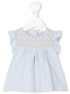 Knot - Earth Embroidered Blouse - Kids - Cotton - 18 Mth, Blue