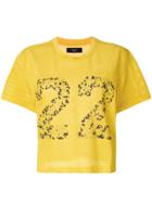 Amiri Printed Slouchy T-shirt - Yellow & Orange