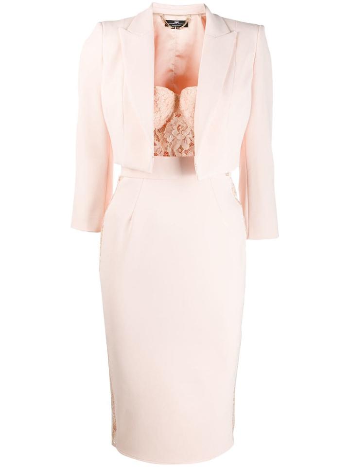 Elisabetta Franchi Skirt Suit - Pink