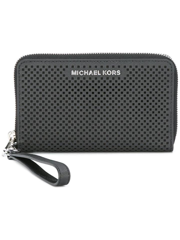 Michael Michael Kors 'jet Set Travel' Wristlet Phone Case, Women's, Black