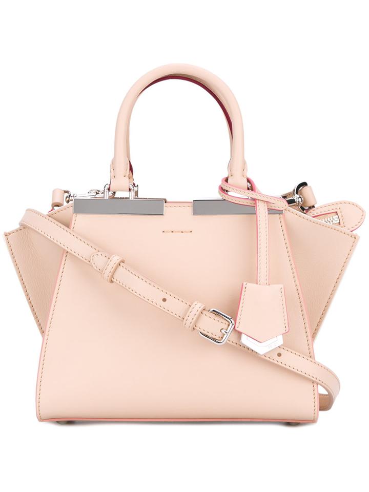 Fendi - Mini 3jours Tote - Women - Calf Leather - One Size, Women's, Pink/purple, Calf Leather