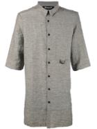 Numero00 - Oversized Shirt - Men - Cotton/linen/flax/polyester - S, Grey, Cotton/linen/flax/polyester