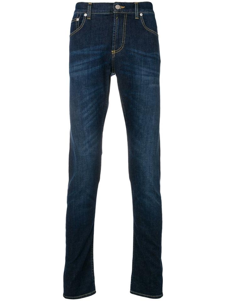 Alexander Mcqueen Classic Slim Fit Jeans - Blue