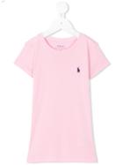 Ralph Lauren Kids - Logo T-shirt - Kids - Cotton/modal - 6 Yrs, Pink/purple
