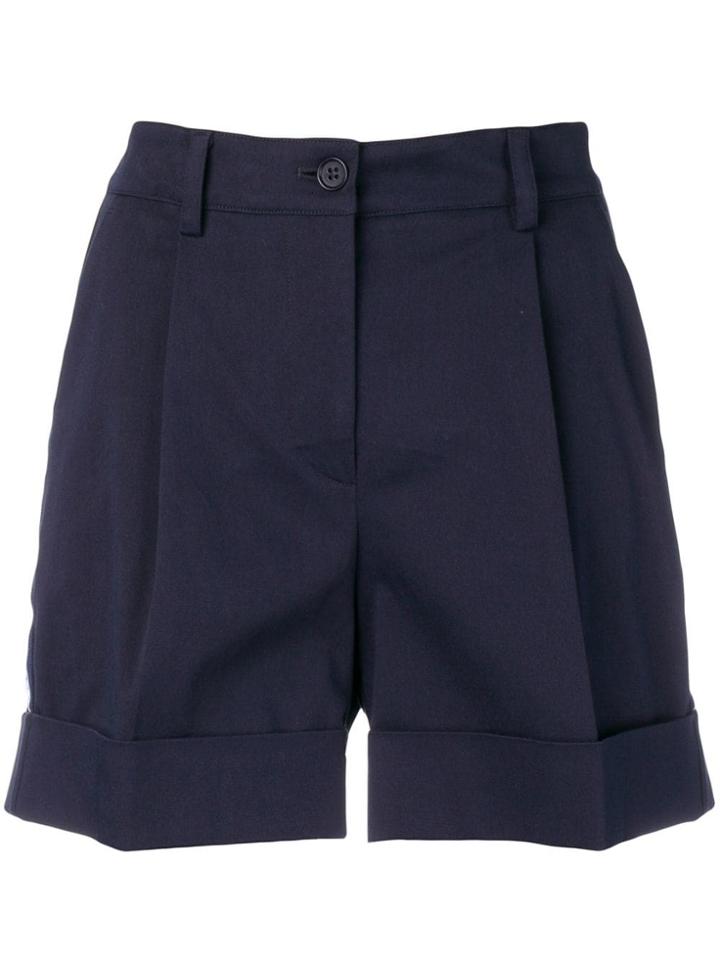 P.a.r.o.s.h. Pleated Shorts - Blue