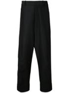 Forme D'expression Tailored Baggy Pants - Black