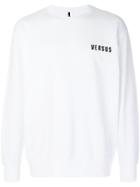Versus Embroidered Lion Sweatshirt - White
