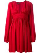 Giambattista Valli V Neck Circle Dress - Red