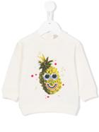 Pineapple Print Sweatshirt - Kids - Cotton/polyester - 12 Mth, Nude/neutrals, Stella Mccartney Kids