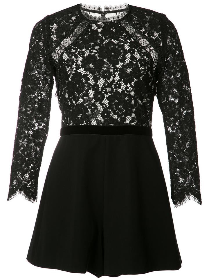 Alexis Tammy Playsuit, Women's, Size: Xs, Black, Cotton/nylon/rayon