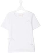 Une Fille Tie Knot T-shirt, Girl's, Size: 16 Yrs, White