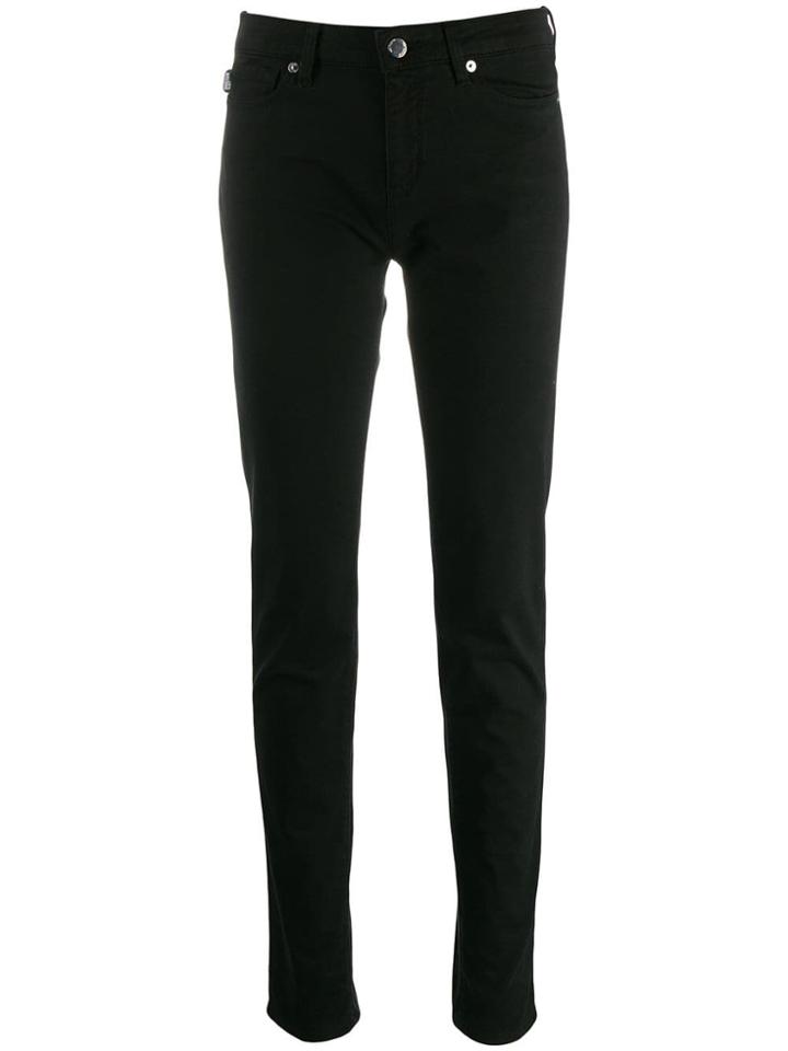 Love Moschino Logo Skinny Jeans - Black