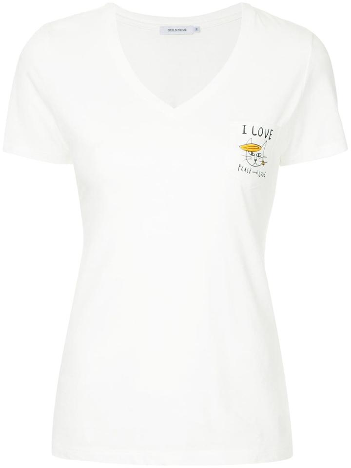 Guild Prime Guild Prime X Sander Studio Logo Patch T-shirt - White
