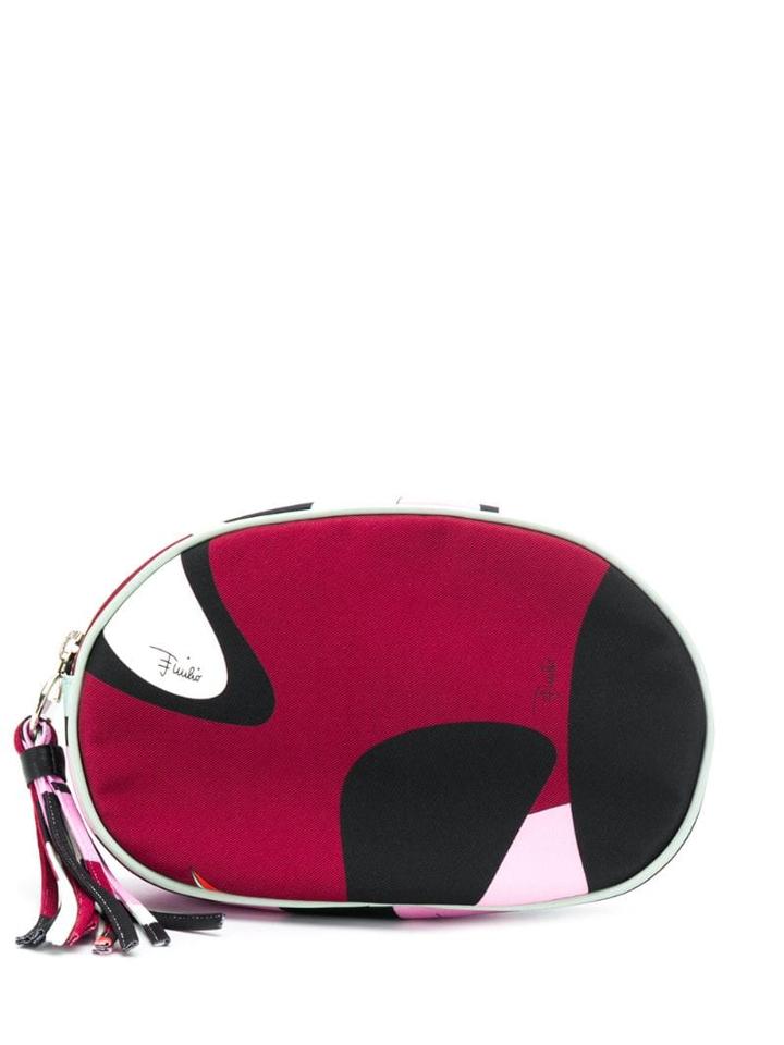 Emilio Pucci Alex Print Large Cosmetic Case - Red