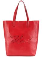 Karl Lagerfeld K/signature Tote Bag - Red