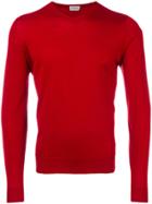 John Smedley V-neck Sweater - Red