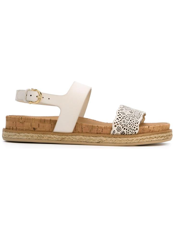 Salvatore Ferragamo Cut-out Strap Sandals