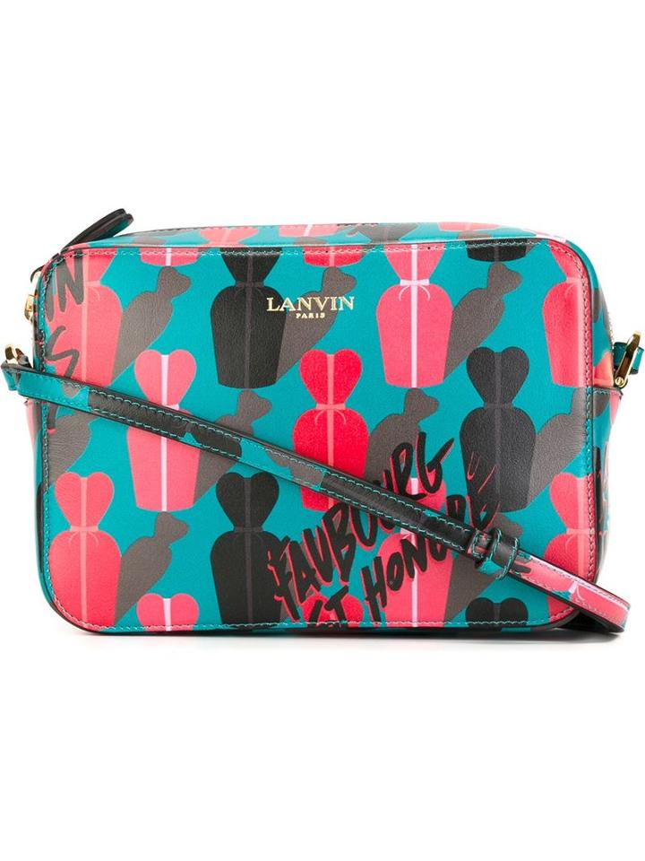 Lanvin Printed Shoulder Bag