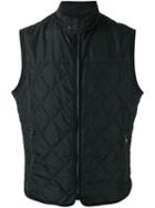 Salvatore Ferragamo - Quilted Gilet - Men - Polyester - 56, Blue, Polyester