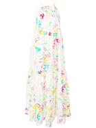 Giada Benincasa Graphic Print Maxi Dress - White
