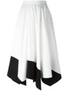 Vionnet Bicolour Pleated Skirt