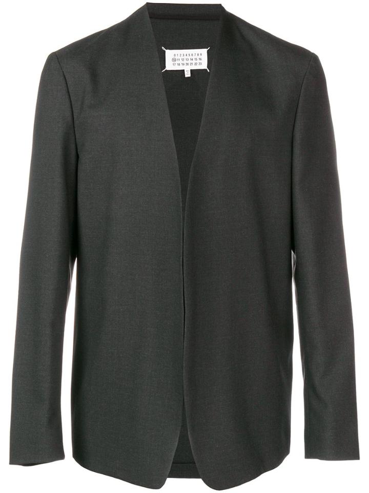 Maison Margiela Collarless Blazer - Grey
