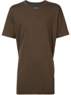 Ziggy Chen Oversized T-shirt, Men's, Size: 46, Green, Cotton/cashmere