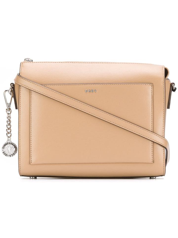 Dkny Top Zip Crossbody Bag - Neutrals