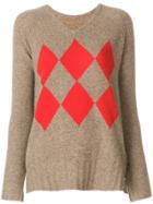 Sottomettimi V-neck Ballantyne Sweater - Nude & Neutrals