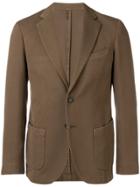 Dell'oglio Straight Fit Suit Jacket - Brown