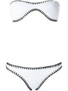 Sub Bikini Set, Women's, Size: Medium, White, Spandex/elastane/polyimide