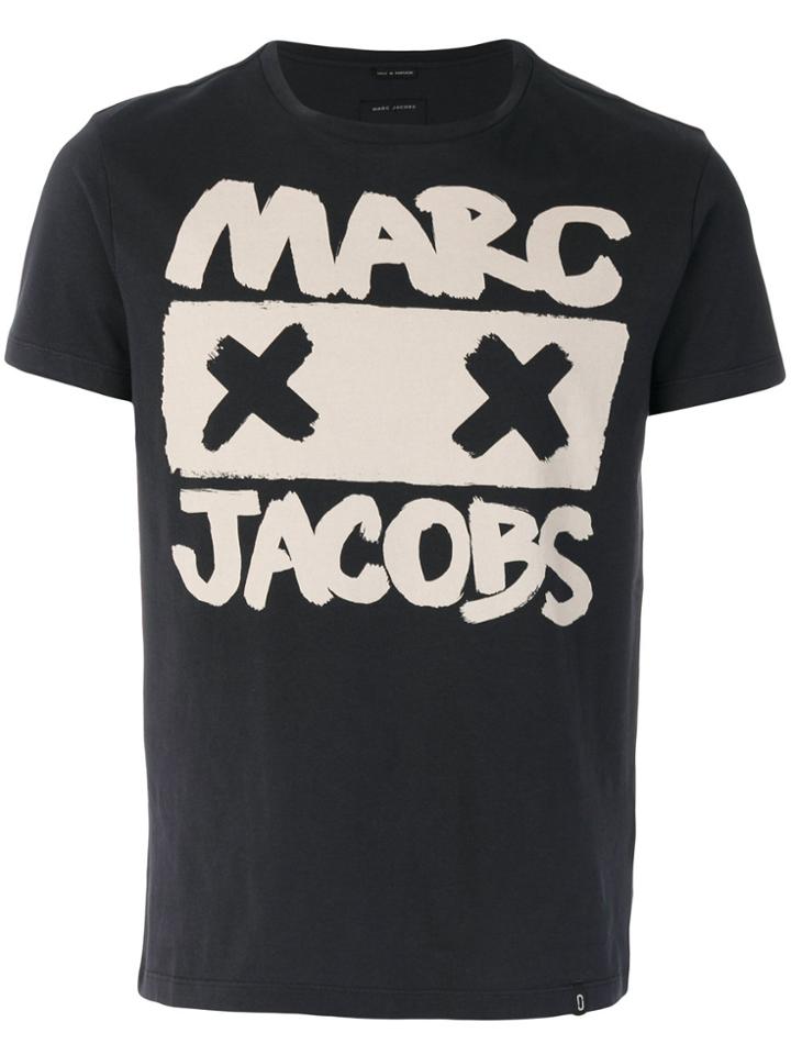Marc Jacobs Logo Print T-shirt - Black
