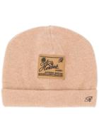 Raf Simons Heroes Losers Patch Beanie Hat - Brown