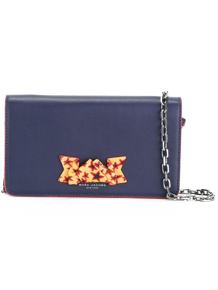 Marc Jacobs 'bow' Chain Crossbody Bag, Women's, Blue