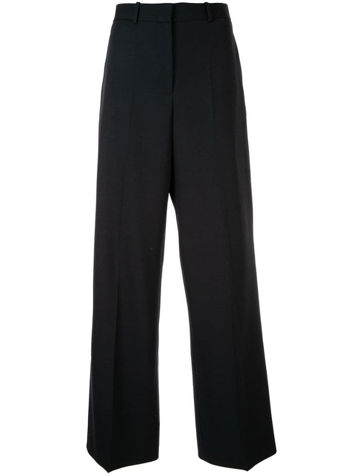 Jil Sander High Rise Tailored Trousers - Blue