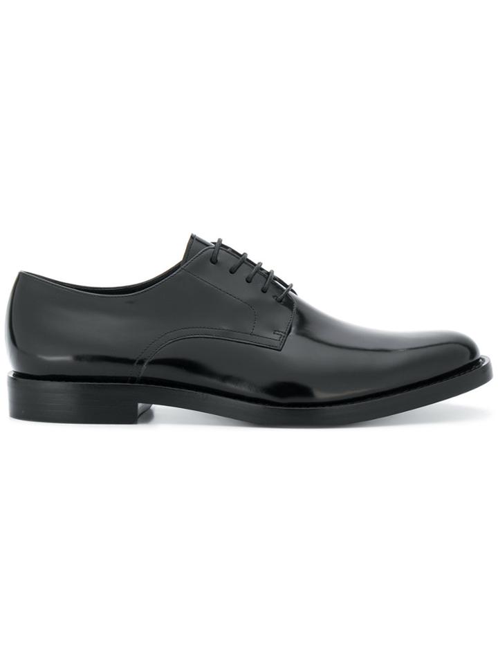 Pierre Balmain Lace-up Derby Shoes - Black