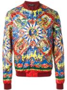 Dolce & Gabbana Printed Bomber Jacket