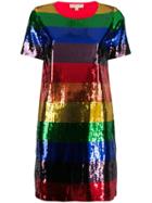 Michael Michael Kors Rainbow Sequin Dress - Blue