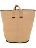Cabas Large Laundry Tote - Brown