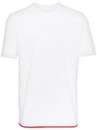 Visvim Sublig Check Trimmed T-shirt - White