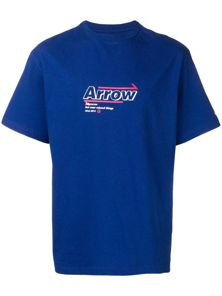 Ader Error Printed T-shirt - Blue