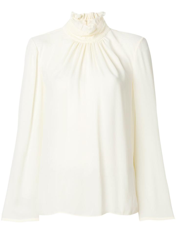 Dorothee Schumacher High Neck Blouse - Nude & Neutrals