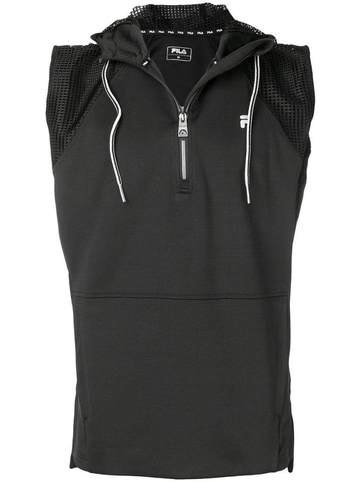 Fila Hooded Vest - Black