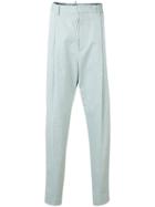 Dsquared2 Checked High Waist Trousers - Green
