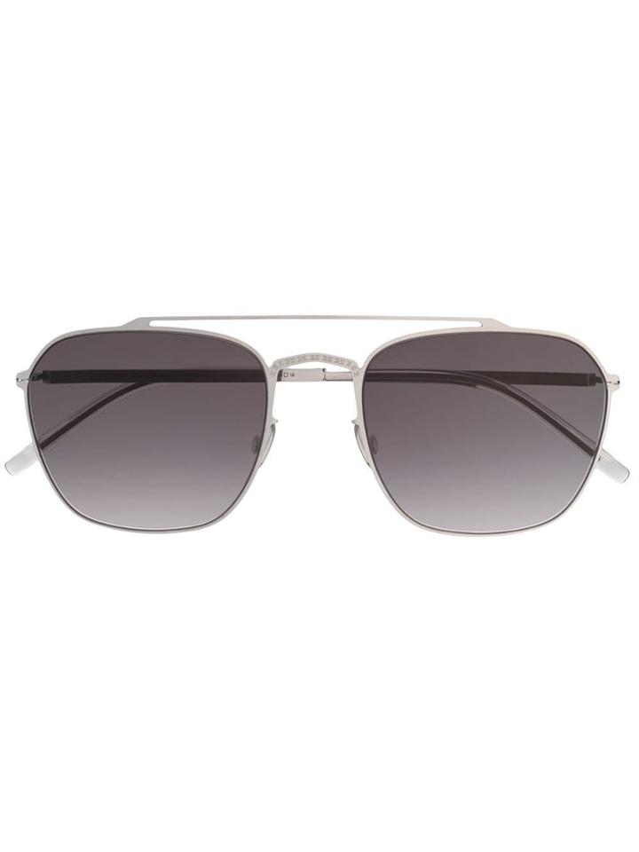 Mykita X Maison Margiela Aviator-shaped Sunglasses - Silver