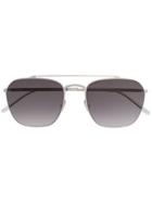 Mykita X Maison Margiela Aviator-shaped Sunglasses - Silver