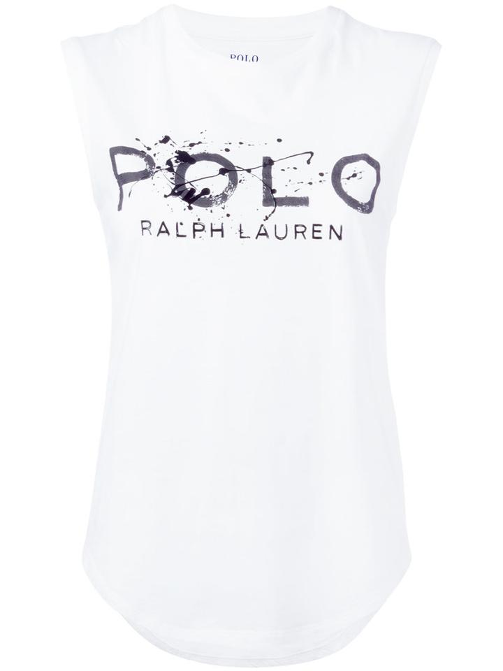 Polo Ralph Lauren - Logo Print T-shirt - Women - Cotton - S, White, Cotton
