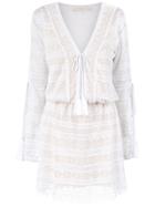 Cecilia Prado Open Knit Rosália Dress - White